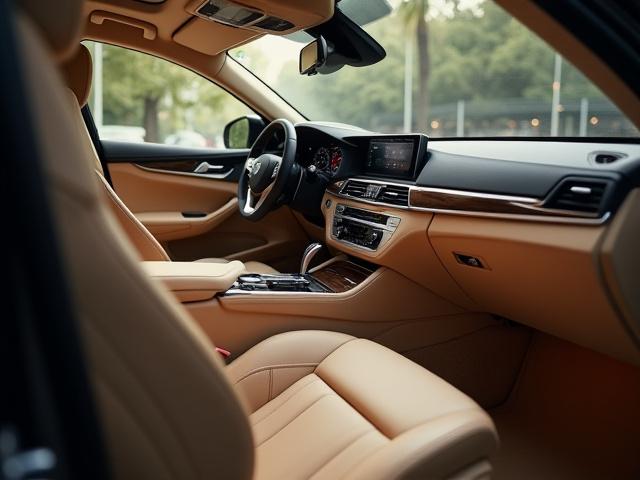 Luxury sedan na may soundproofing